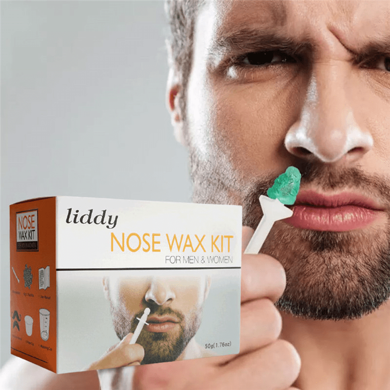 

1 Set Nose Wax Nose Hair Wax Kit For Men And Women, Nose Hair Removal Wax Kit, Safe, Quick And Painless