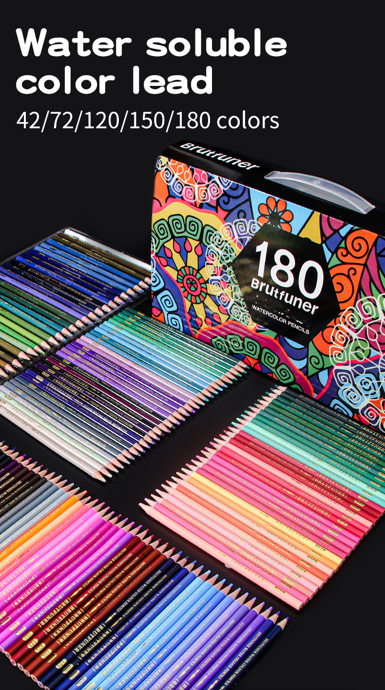 HINTUNG Professional Colouring Pencils for Adults Colouring Books Artist  Pack of 72 Coloured Pencils Perfect for Student or Children School Art  Supplies 