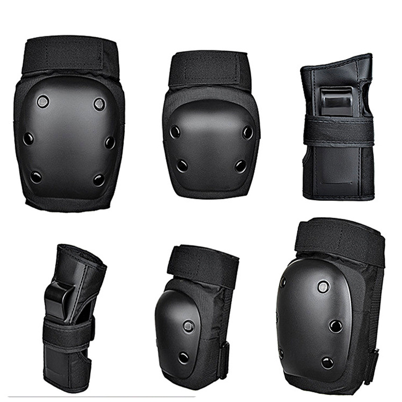 Chaser 6 pcs. Knee Elbow Wrist Pads Sports Protective Gear Set for