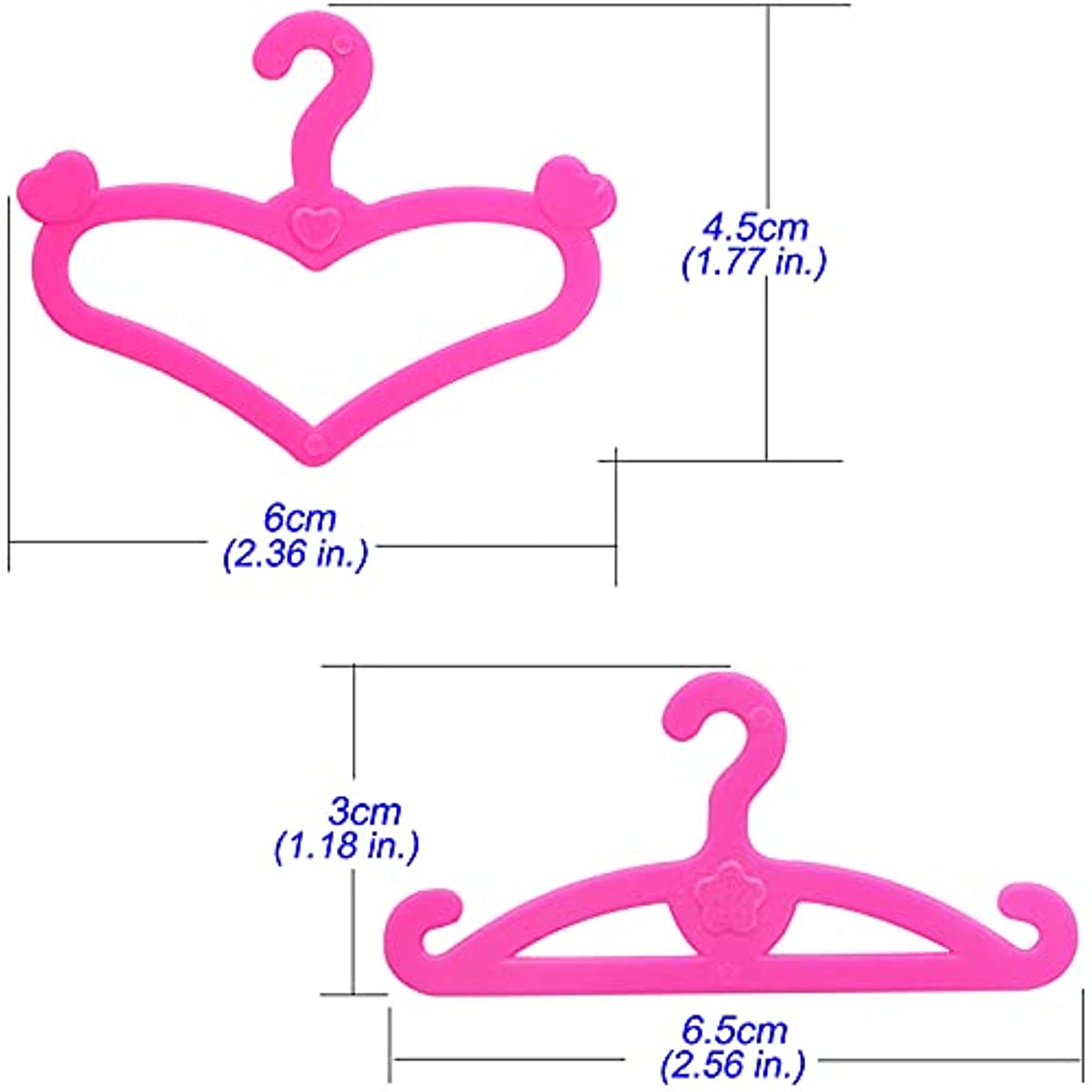 Plastic Kids Hanger, 20 Pack Kid Hangers Small Hangers 11.5inch