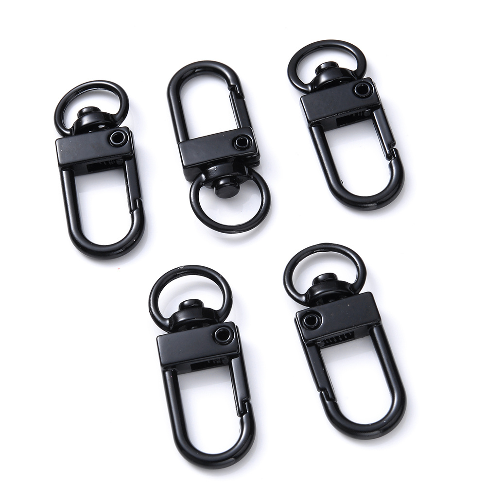 Calandis 100Pcs Plastic Buckle Snap Hook Lobster Clasp for DIY Keychain  Bags Black Key Chain Price in India - Buy Calandis 100Pcs Plastic Buckle Snap  Hook Lobster Clasp for DIY Keychain Bags