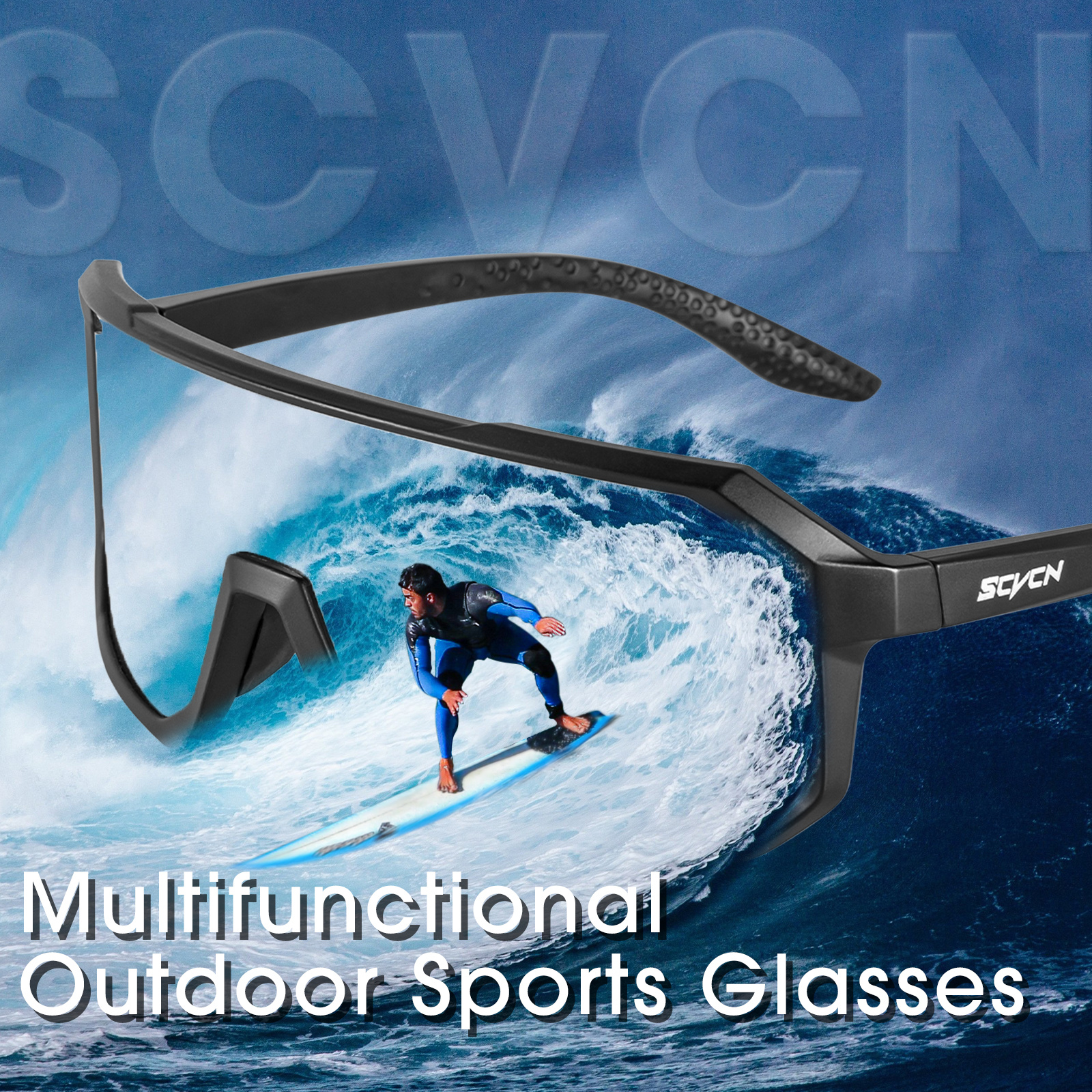 Scvcn 1 Lens Bike Sunglasses Men Women Ideal Cycling Running - Temu  Philippines