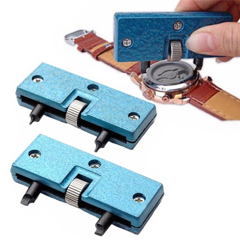 MMOBIEL Kit de herramientas de reparación profesional de relojero de 144  piezas, incluye barras de resorte de reloj y abridor de caja trasera, llave