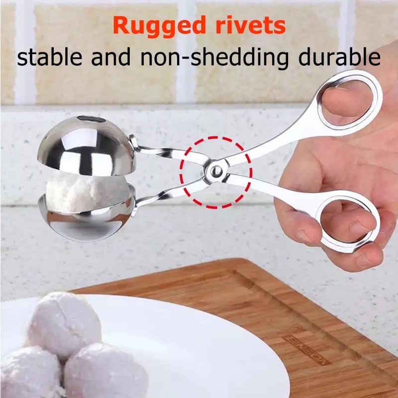 1pc stainless steel meatball and fish ball maker easy and healthy cooking solution for homemade meals kitchen accessories details 0