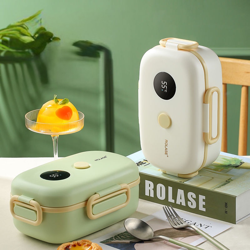 Set Intelligent Temperature Display Lunch Box With Cover And Insulation