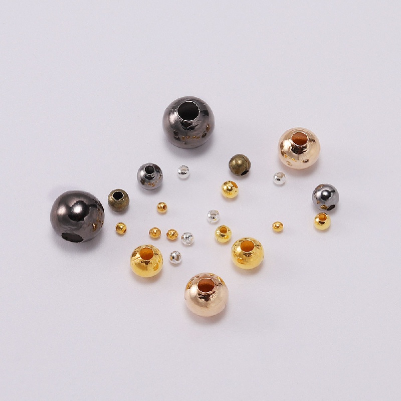 Small Hole Iron Beads for DIY Jewelry Making
