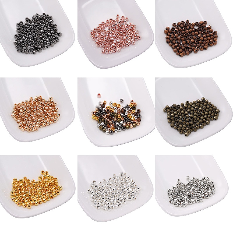 Small Hole Iron Beads for DIY Jewelry Making
