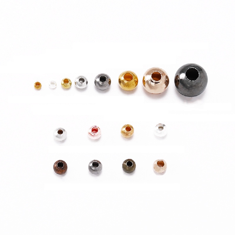 Small Hole Iron Beads for DIY Jewelry Making