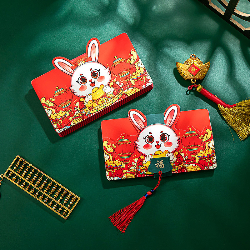 Folding Red Envelope Creative New Year Lucky Red Packet with