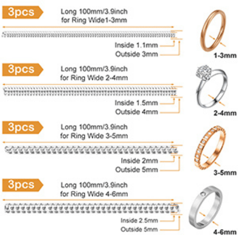 Ring Sizer Adjuster For Loose Rings Ring Tightener Connector - Temu United  Arab Emirates