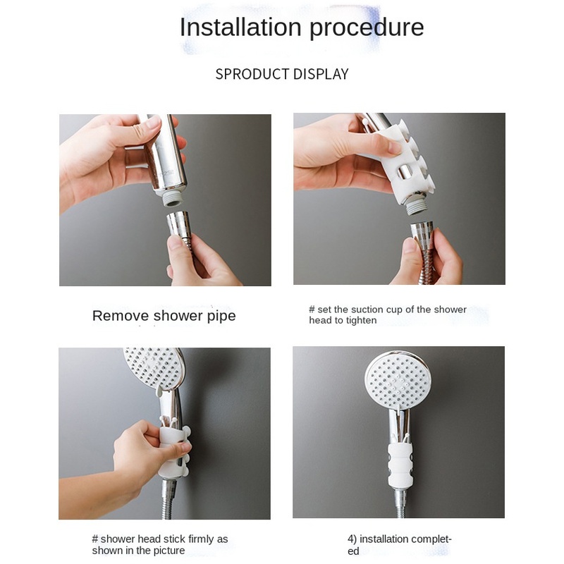Punch Bathroom Shower Sprinkler Rack Wall Suction Cup Storage Organizer