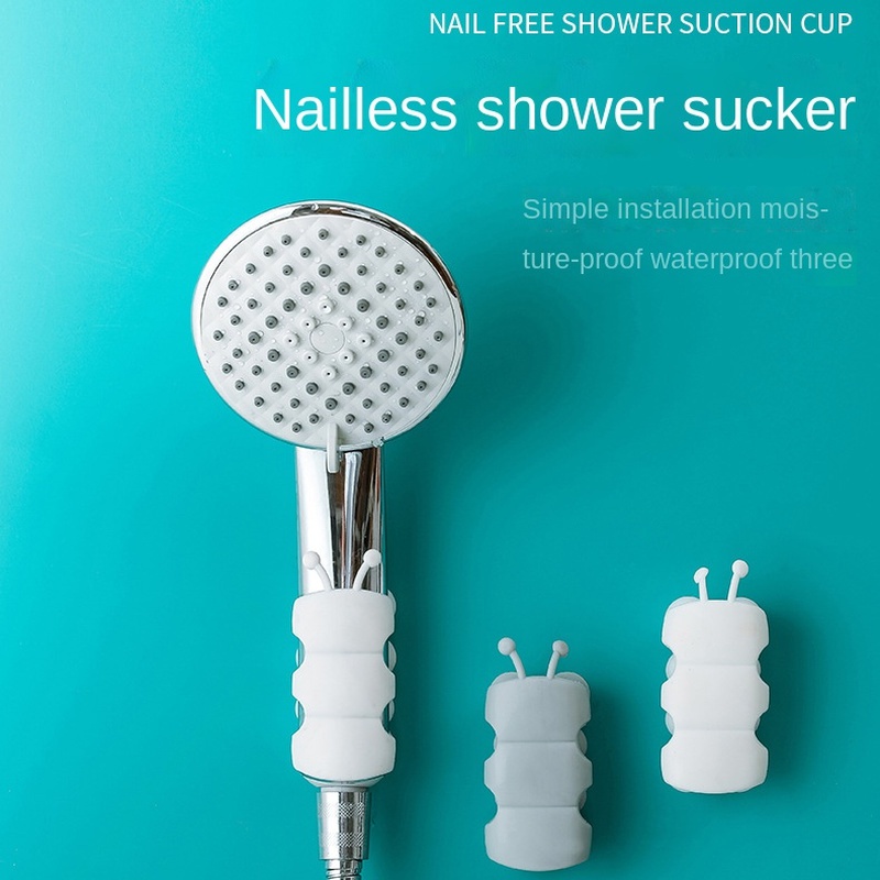 Portable Shower Head Storage Organizer With Strong Suction Cup - Punch-free  Bathroom Accessory For Easy Cleaning And Organization - Temu