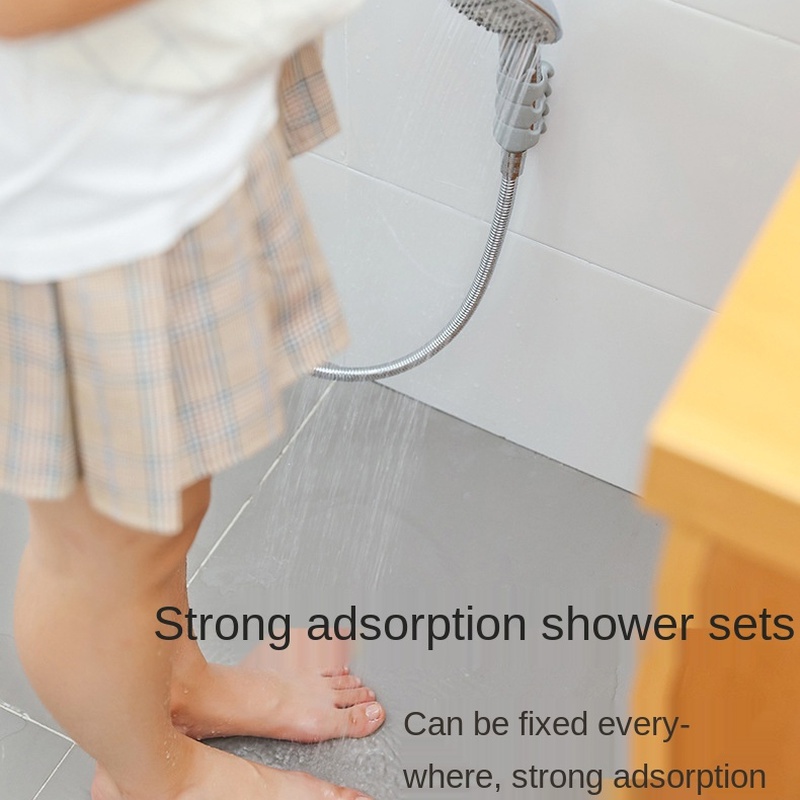 Portable Shower Head Storage Organizer With Strong Suction Cup - Punch-free  Bathroom Accessory For Easy Cleaning And Organization - Temu