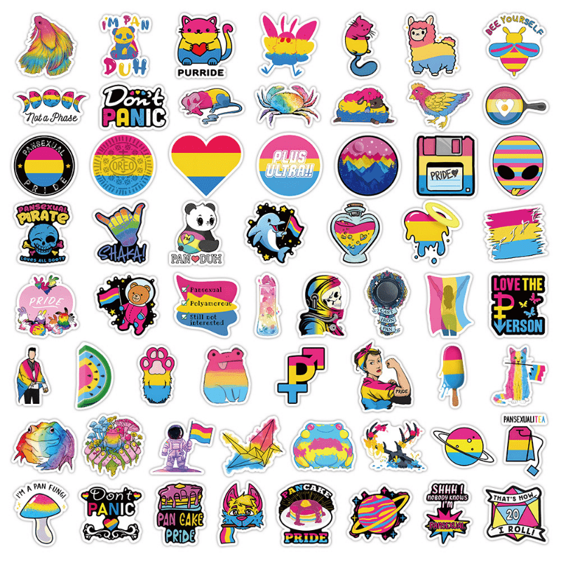 Pansexual Pride Sticker  Portland Oregon Souvenirs & Gifts