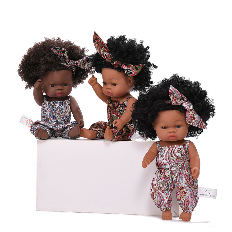 Muñecas Bebé Reborn Niña Negra - Temu