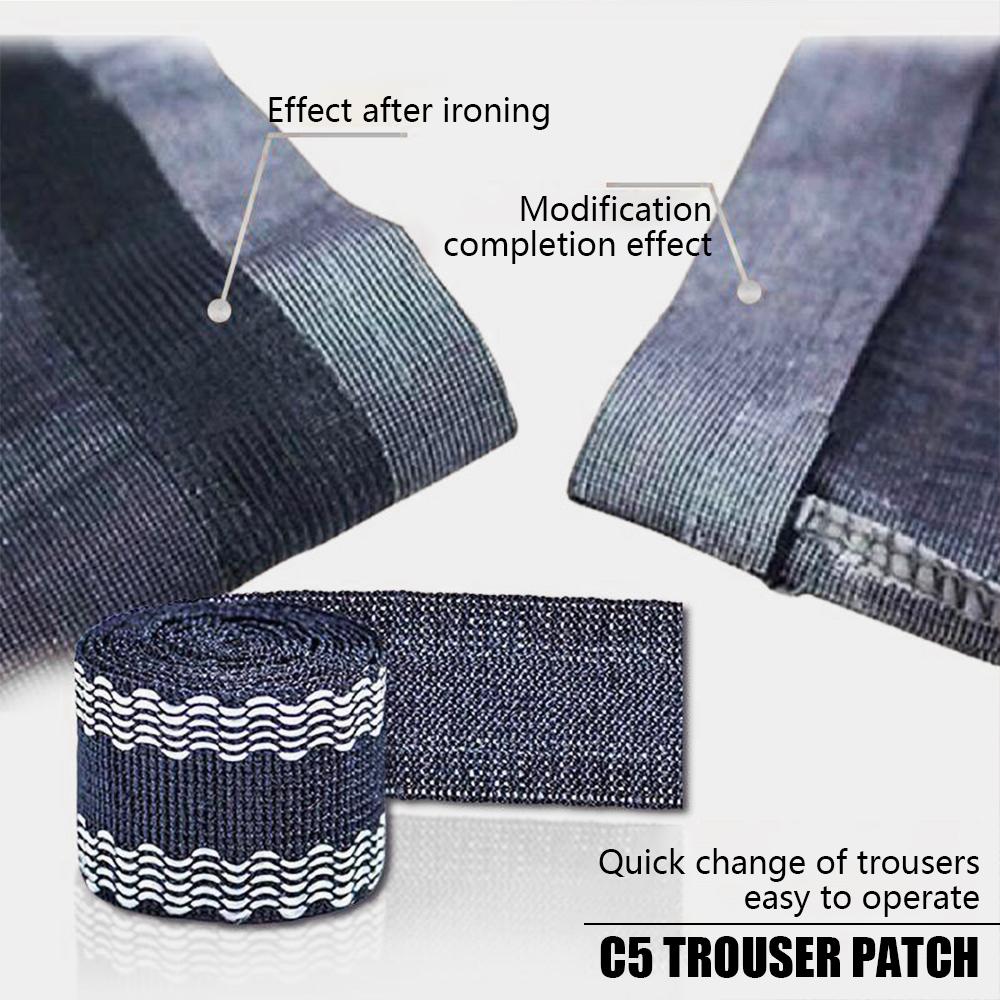 5M Self-Adhesive Quick Pants Paste No Sew Hemming Iron on Pants Hem  Clothing Tape Iron