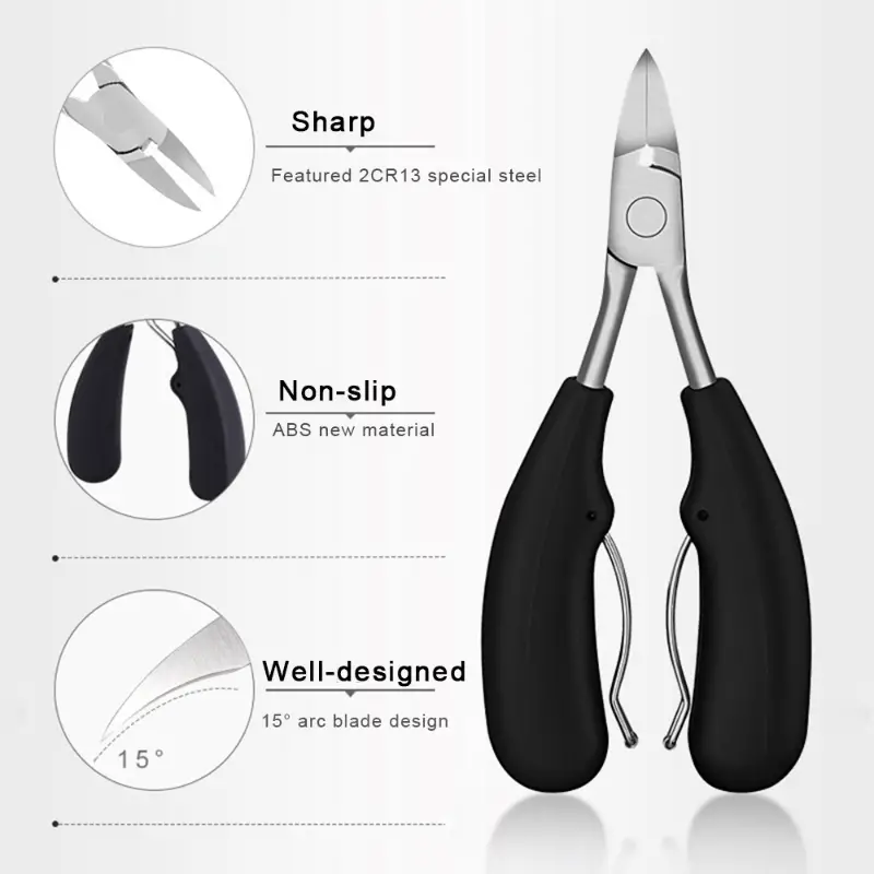 New Podiatrist Chiropodist Thick Toe Nail Clipper Cutter Trimmer Pedicure  Nail Care Tool High Quality 