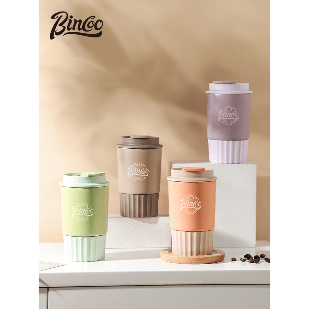 Travel Coffee Mug Spill Proof Leakproof 12 oz Insulated Coffee Mug with Screw Lid, Stainless Steel Vacuum Tumbler Reusable Thermal Coffee Cup to Go