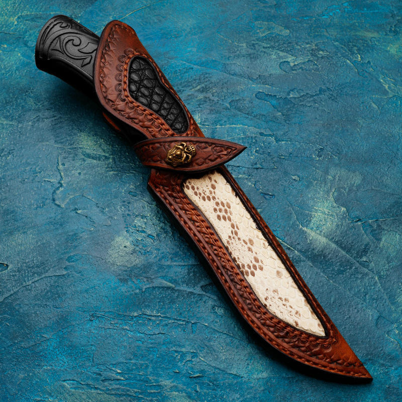 Huangfu Damascus Pattern Chef Knife Outdoor Camping And - Temu