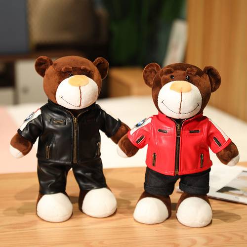 Motorcycle Doll Bear Motorcycle Bear Plush Toy Gift