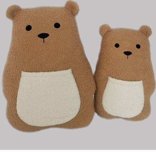 Cute Meng Bear Plush Doll Creative Pillow Sofa Cushion Pillow Home Storage