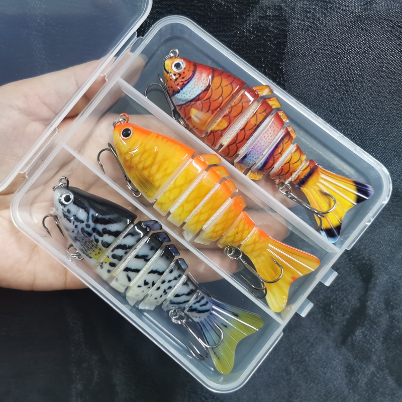 TRUSCEND Fishing Lures for Freshwater and Saltwater, Lifelike Swimbait for  Bass Trout Crappie, Slow Sinking Bass Fishing Lure, Amazing Fishing Gifts