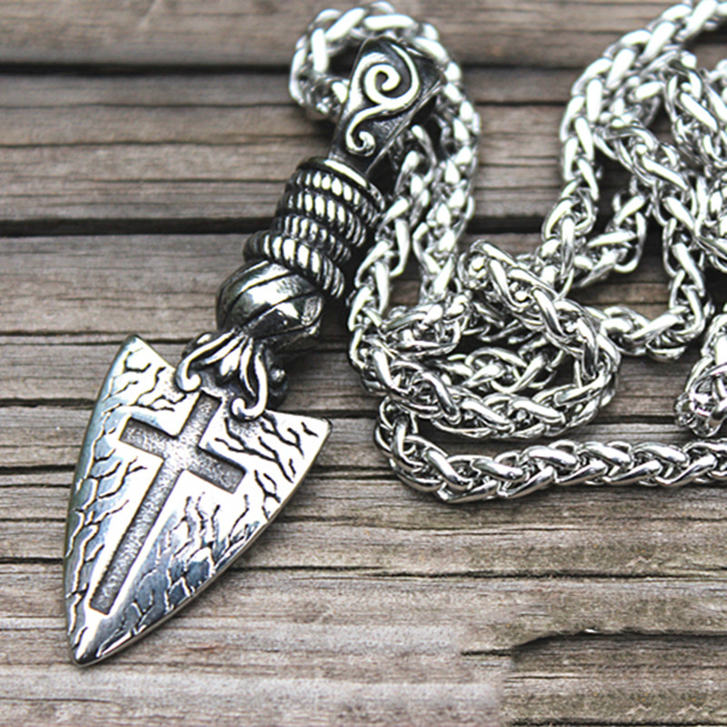 Celtic store shield necklace