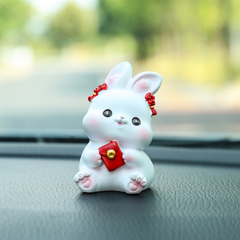  CIYODO Accessories for Car Yellow Decorations Car Decor Yellow  Car Accessories Car Accesories Car Accessory Automotive Accessories Garden  Decor Chinese Zodiac Resin Decorative Items : Home & Kitchen
