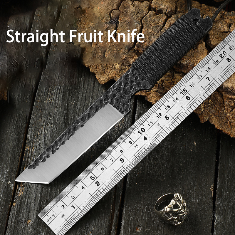 Knife, Giant Tooth Shark Straight Knife, Camping Knife, Meat Knife,  Stainless Steel Outdoor Knife, Fruit Knife, Knife For Outdoor Camping  Survival, Vegetable Slicer, Kitchen Tools, Kitchen Stuff, Kitchen Gadgets -  Temu