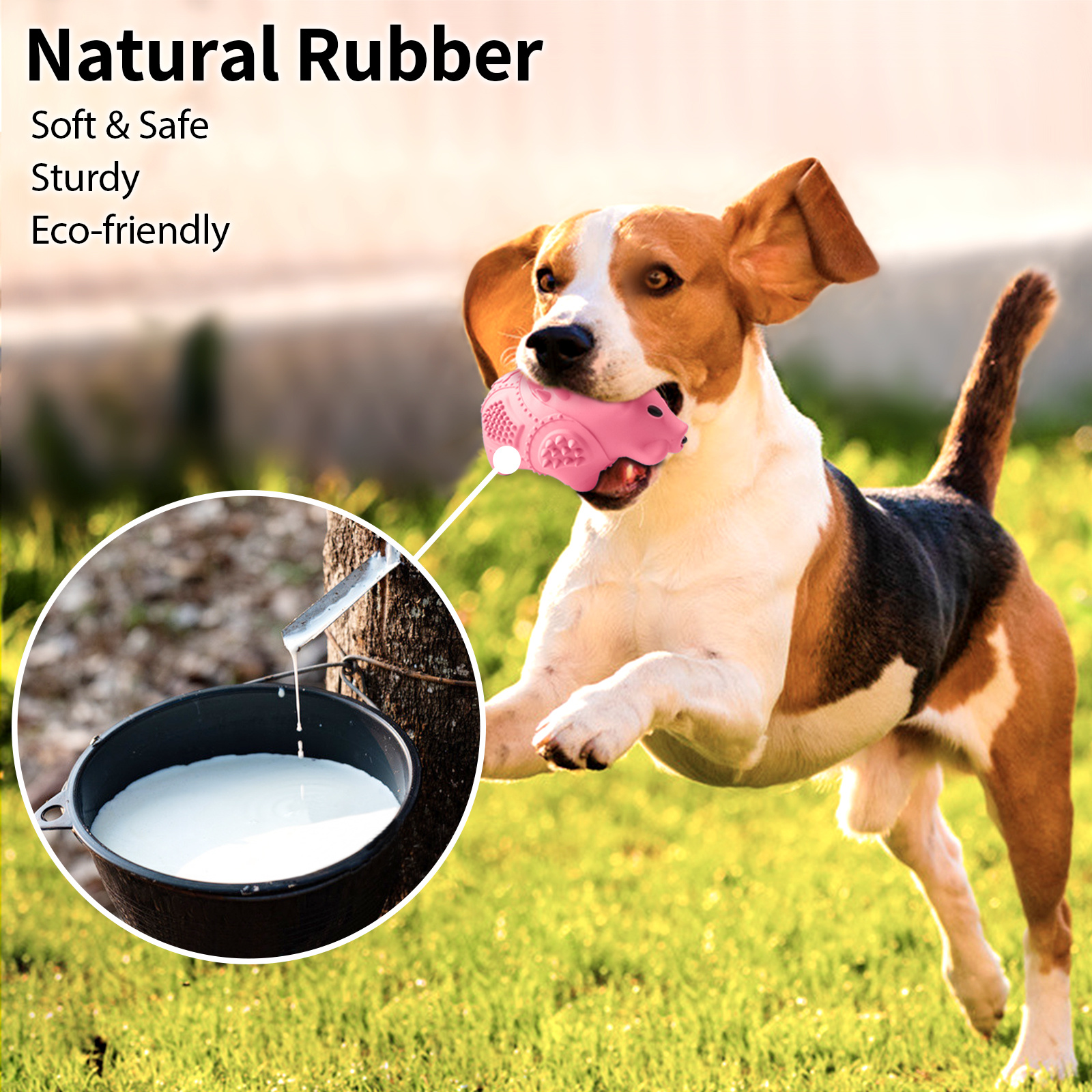 rubber dog toys for aggressive chewers