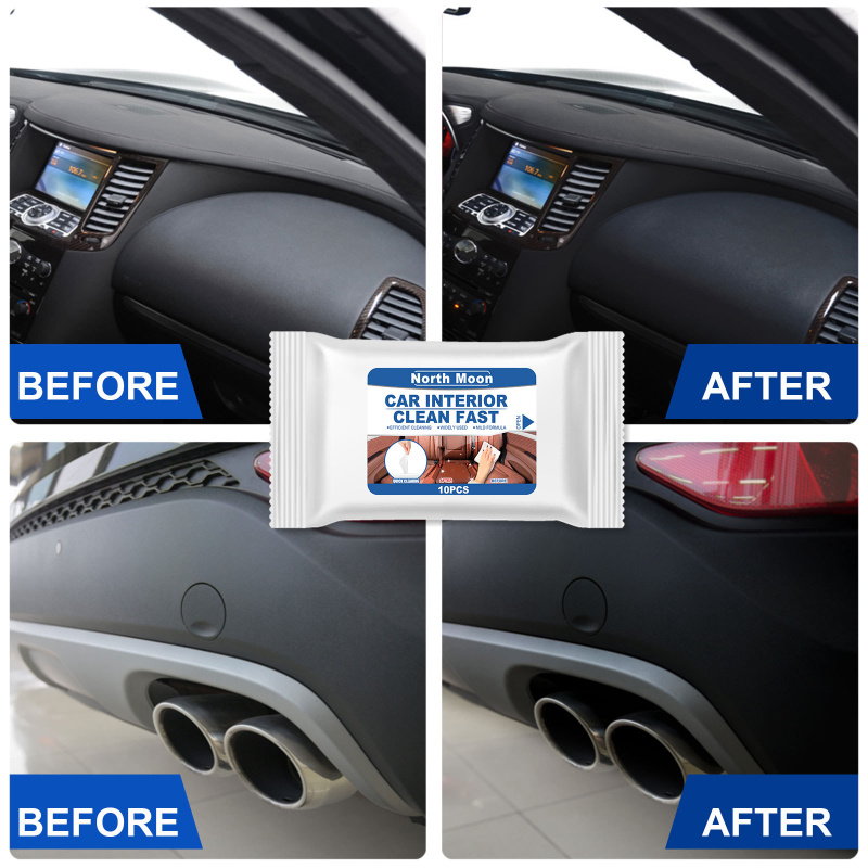 Car Cleaning Wipes Instrument Panel Car Seats Water Free - Temu
