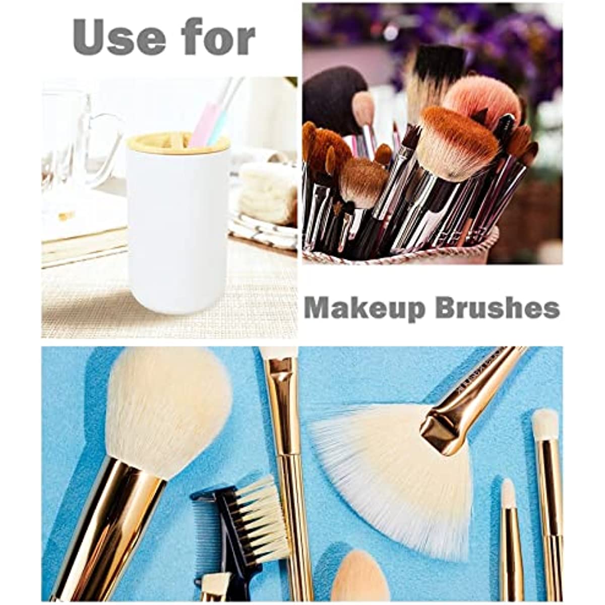 Makeup Brush Holder Toothbrush Holder Vanity Decor Cute Girlfriend