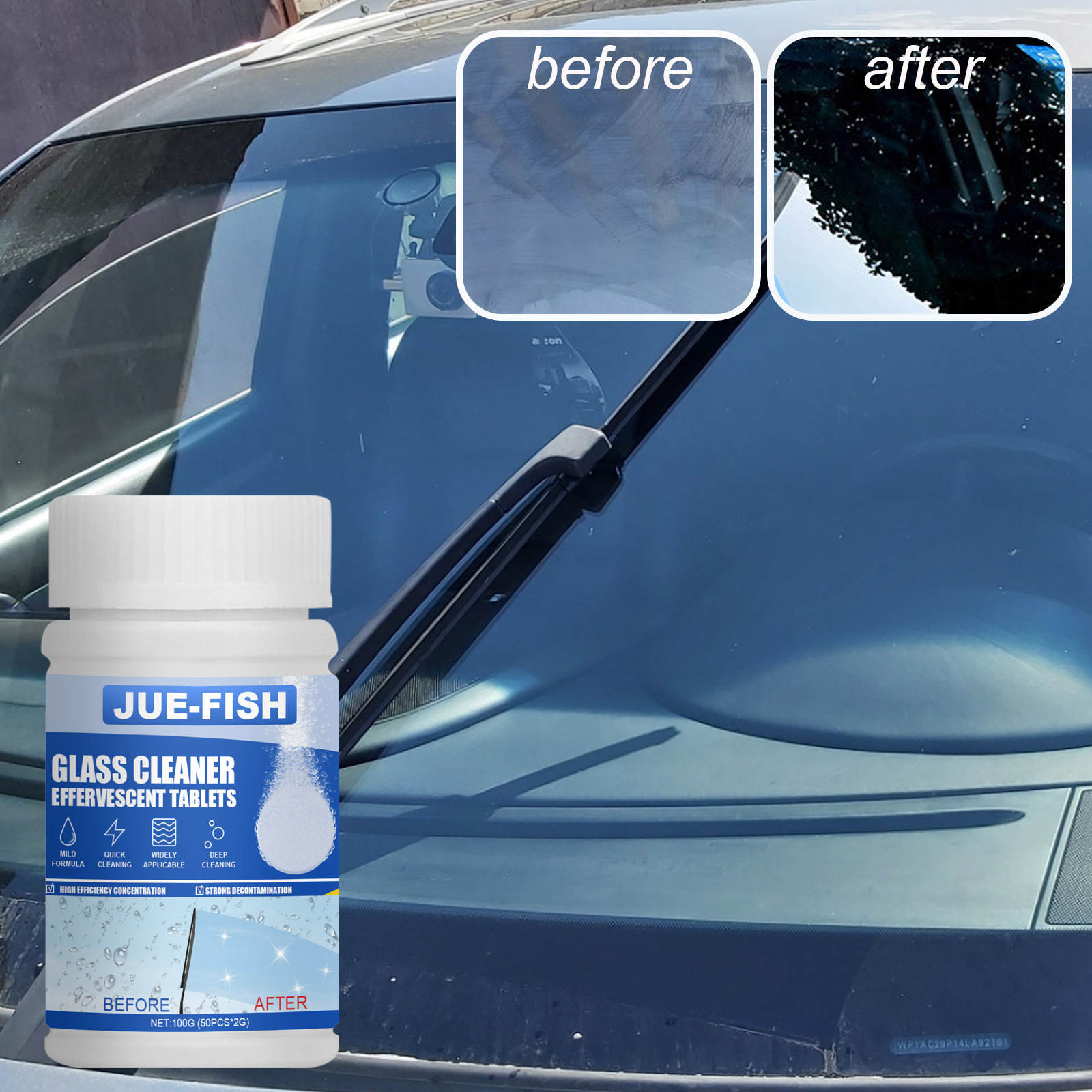 5/10PCS car windshield cleaning sheet car wiper glass wiper car