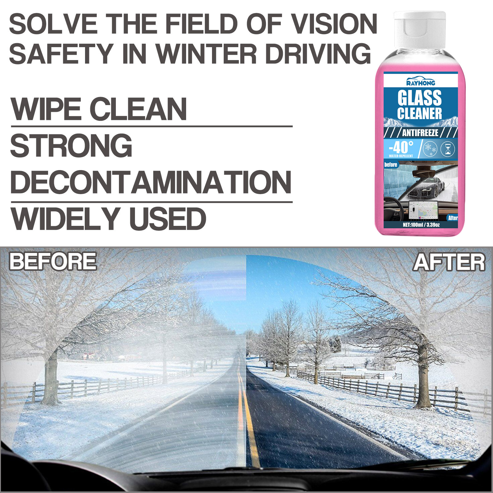 Eliminate Ice Rain And Grime From Your Automobile - Temu