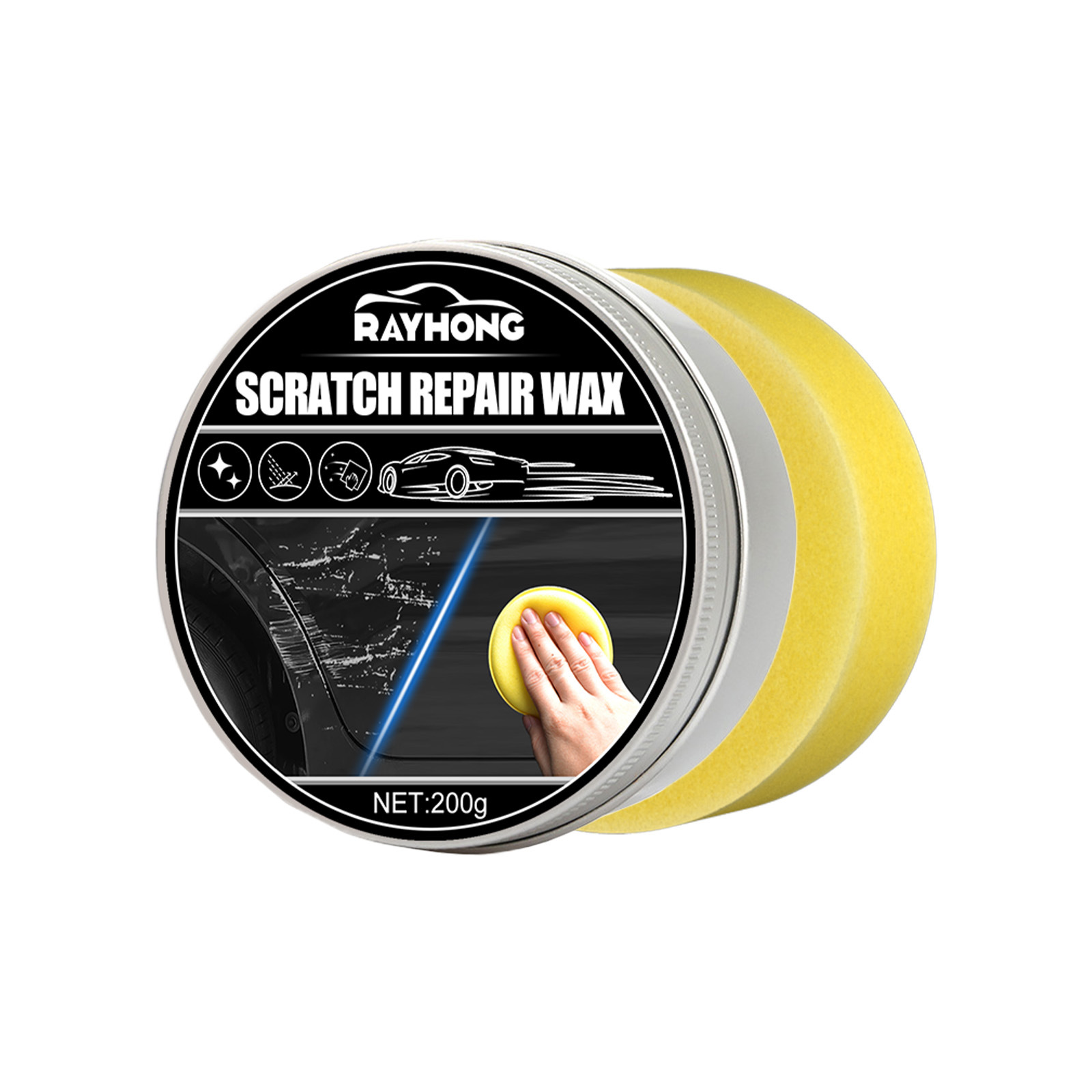 Car Scratch Repair Wax, Paint Surface Repair Scratch Solid Wax Polishing  Refurbishment Maintenance