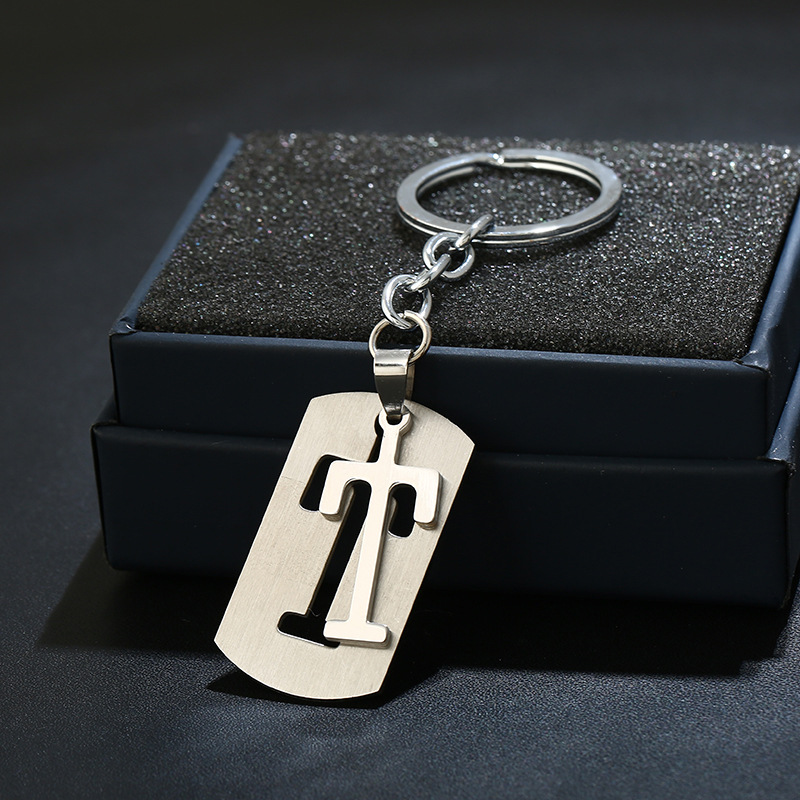 Stylish key chain with on sale name