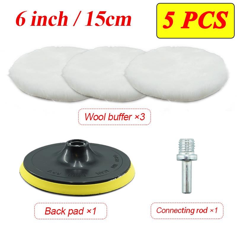 Polishing Pads Set Sponge And Woolen Polishing - Temu