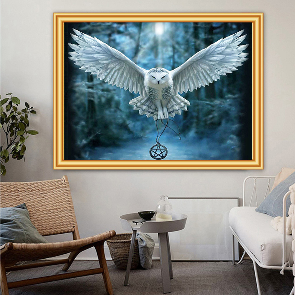 5d Owl Diamond Painting Night Owl Diamond - Temu Canada