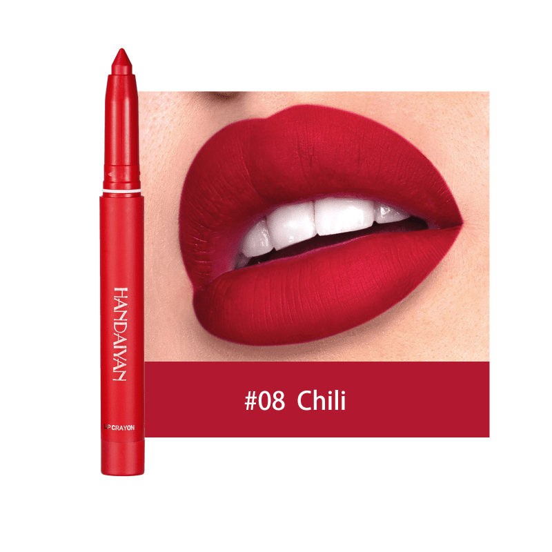 Dual Use Lip Liner Pen Smudge Proof Matte Finish Long Lasting Lip Makeup