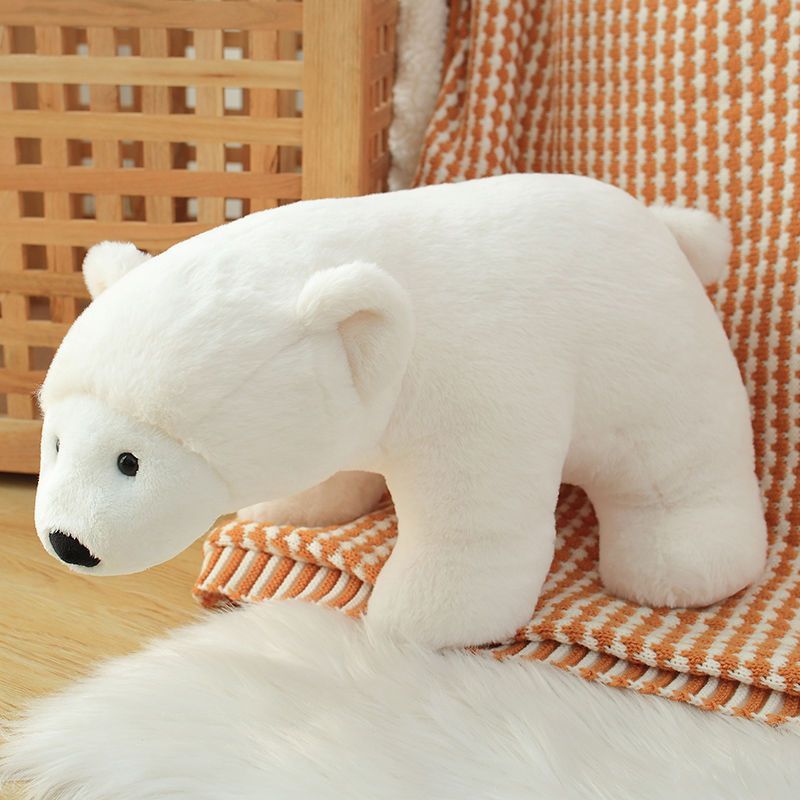 Cute Polar Bear Plush Toy Soft Pillow Doll Hugging Doll Birthday Gift -  Toys & Games - Temu