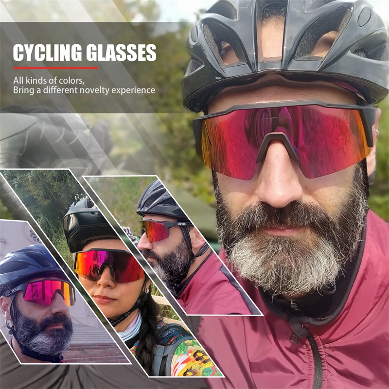 Comprar Gafas de ciclismo para deportes al aire libre, gafas de sol para  hombre y mujer, gafas de ciclismo para bicicleta de montaña, gafas de sol  Uv400