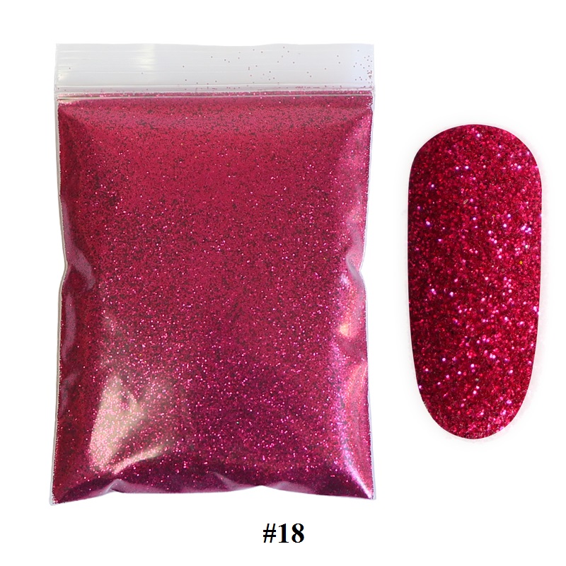 Powder glitter for nails PALU ETERNAL GLOW 5 burgundy 1 g - kupić