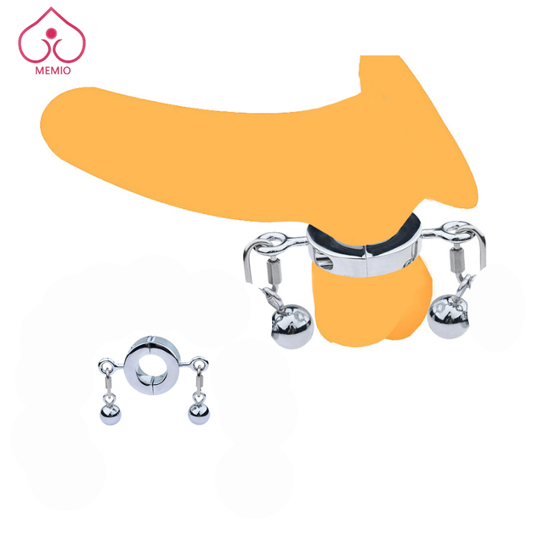 New Heavy Ball Stretcher Adjustable CBT Sex Toy Cockring Male