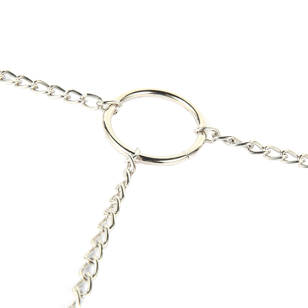 Bdsm Sexy Nipple Clamp With Chain Harness Chest Blet Bdsm - Temu
