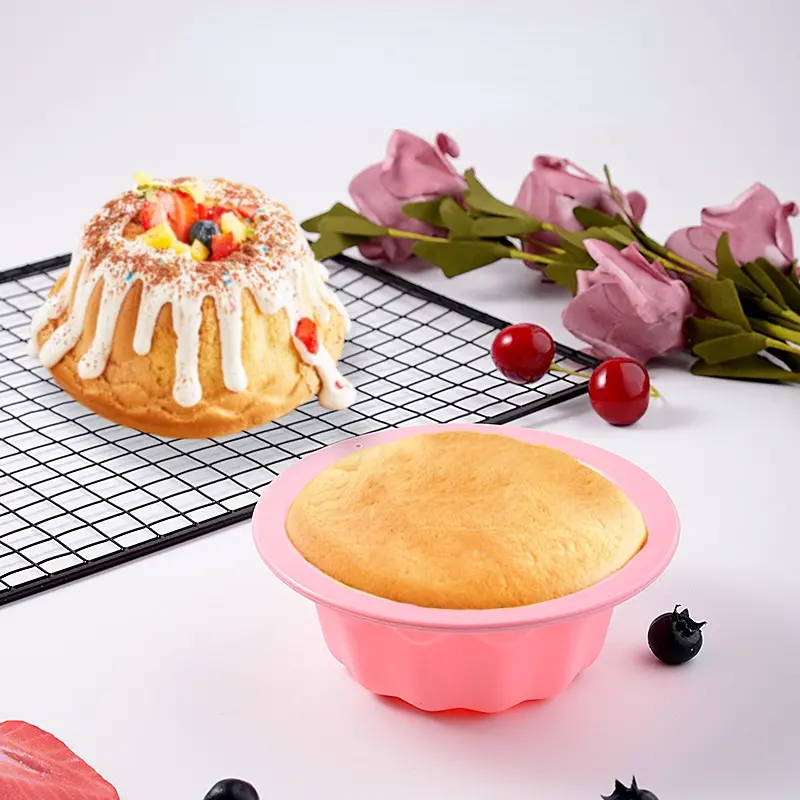 1pc Mini Cake Baking Pan Small Pumpkin Round Silicone Cake Mold Silicone Mousse Mold