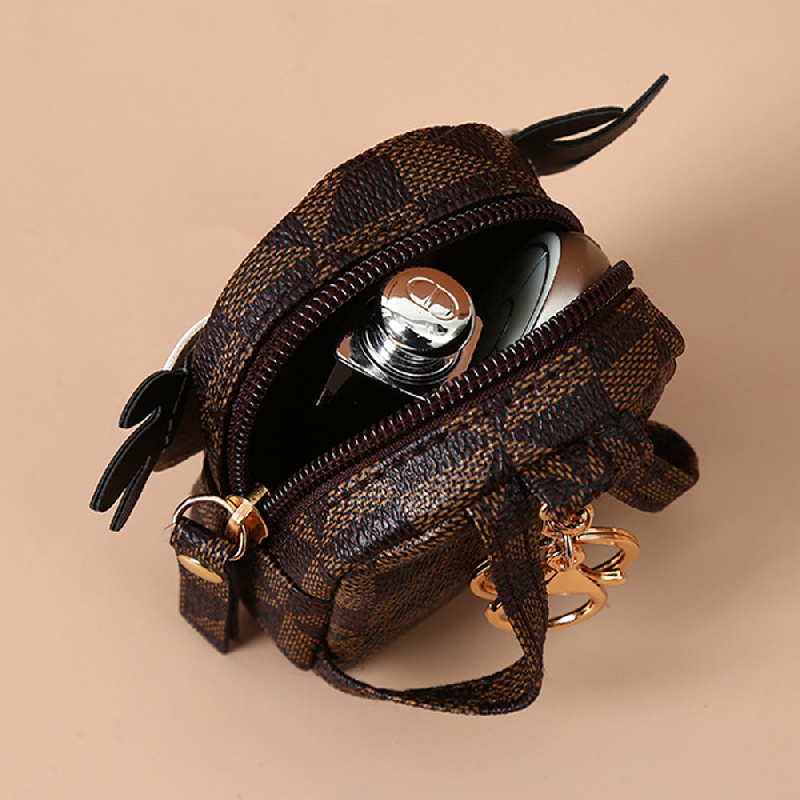 1pc Cartoon Mini Owl Coin Purse Leather Cute Girly Heart Car Keychain Cute  Bag Headphone Storage Bag, Find Great Deals Now