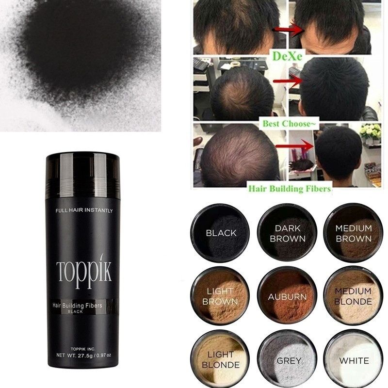 Hair Building Fiber Powder Hair Thickening Powder Hair Fiber Hair Care For  Women Men Full Hair Instantly | High-quality & Affordable | Temu
