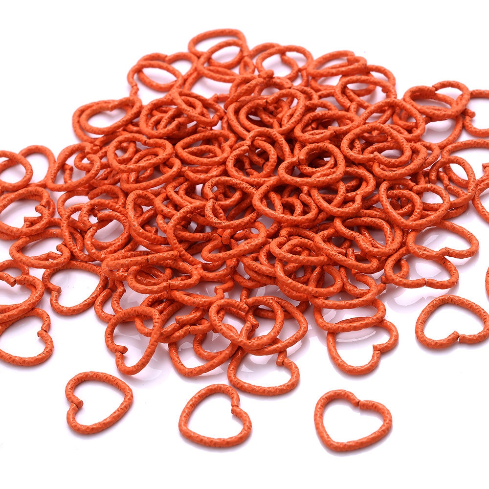 Uxcell Open Jump Rings, 8mm Colorful O-Ring Connectors for DIY Crafts, Orange, 160Pack, Women's, Size: Small