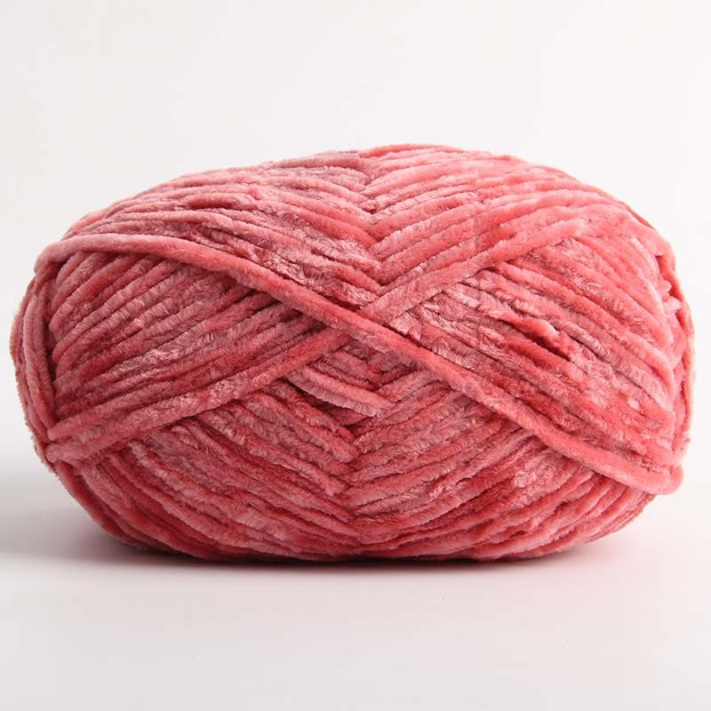 Velvet Yarn For Hand Knitting Chenille Crochet Yarn Soft - Temu