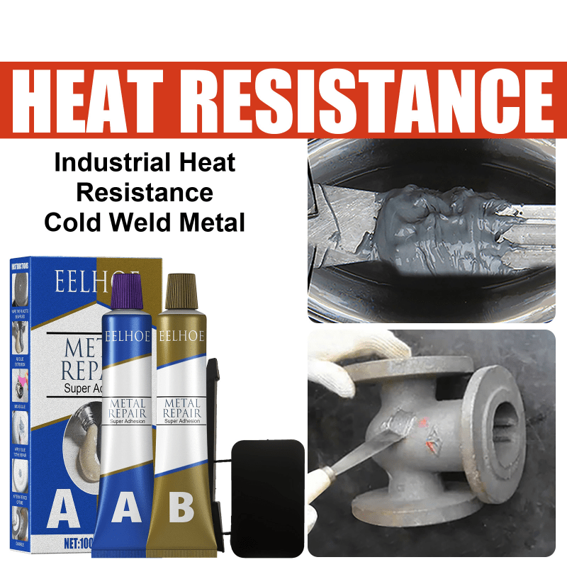 Pegamento Ab Reparación Metal Alta Temperatura Adhesivo - Temu